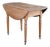 Antique American Country Farmhouse Pine Drop Leaf Dining Breakfast Table Console For Sale