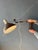 Brown Vintage Swivel Arm Wall Lamp with Brown Shade from Dijkstra For Sale - Image 8 of 13