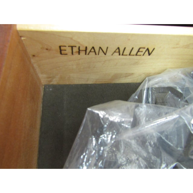 Brown Ethan Allen American Impressions Solid Cherry Sideboard For Sale - Image 8 of 10