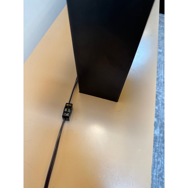 Metal Contemporary Bronze Table Lamp For Sale - Image 7 of 12