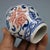Early 20th Century Chinese Vintage Ceramic Vase,Blue and White Underglaze Red Porcelain Vase Hand Painted Lotus Flowers Pattern For Sale - Image 5 of 6