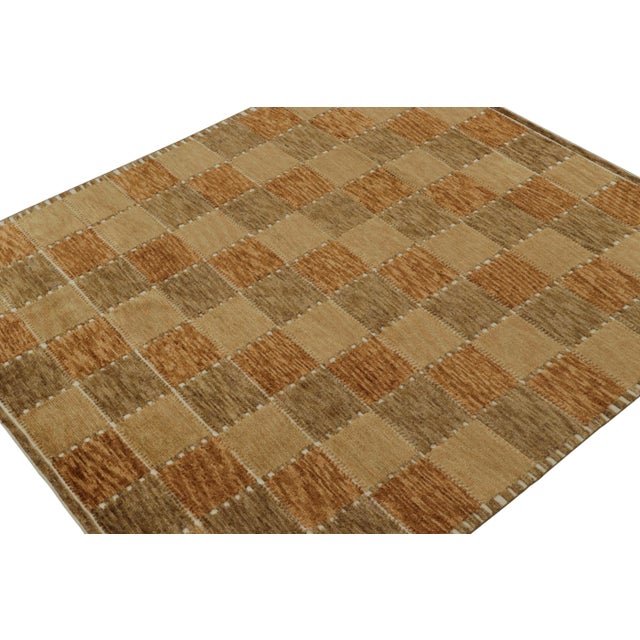 Hand-knotted in wool, this 8x10 modern rug represents the pile texture from the Scandinavian rug collection by Rug &...