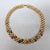 Gold Vintage Signed Napier Goldtone Jewel Tone Rhinestone Collar Necklace For Sale - Image 8 of 11