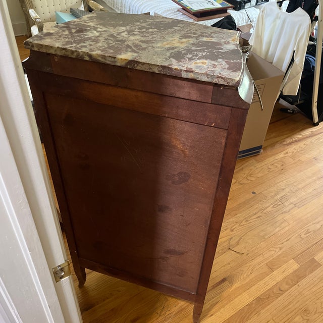 Chestnut Louis XV Style Marquetry Chiffonier Antique For Sale - Image 8 of 10