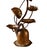 1960s Japanese Bronze Candle Stands, Lotus Design, Mid-Showa Era, 1960s For Sale - Image 5 of 12