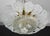 Lovely Transparent Murano Glass Leave Ceiling Light or Chandelier, 1970s For Sale - Image 9 of 14
