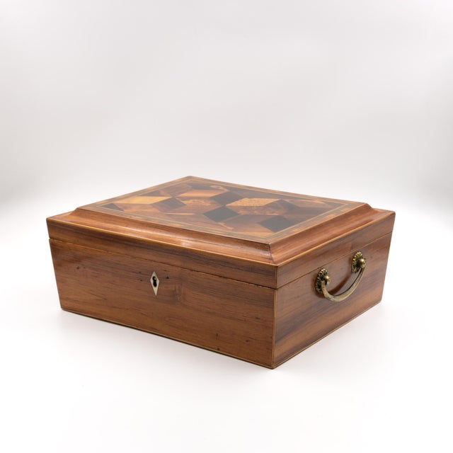 Early 19th Century Regency Plumwood Specimen Wood Box For Sale - Image 9 of 13