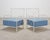 Mid-Century Modern Pair of Midcentury French Iron Lounge Chairs After Royere For Sale - Image 3 of 18
