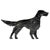 Vintage Hammered Brass English Setter Weathervane For Sale - Image 14 of 14