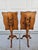 Cushman of Vermont Petite Pine Flip Top Pedestal Side Tables Candle Stands For Sale - Image 4 of 11