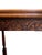 Brown Antique English Country House Style Oak Flip Top Game Table Bar Cart Carved Frieze For Sale - Image 8 of 18