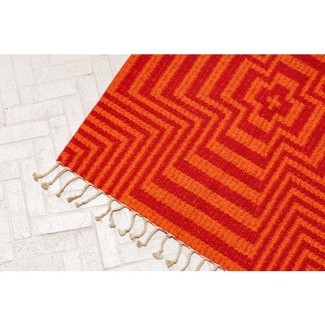 Mid-Century Modern 1977 Peter Collingwood Handwoven Tapestry For Sale - Image 3 of 7