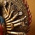 Late 20th Century Monumental Vintage Gilt Bronze Thousand-Hand Guanyin Figure – 60cm Painted Statue For Sale - Image 5 of 10