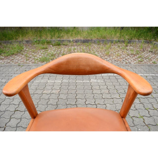 Danish Model 49 Teak Chair by Erik Kirkegaard for Høng Stolefabrik, 1950s For Sale - Image 6 of 17
