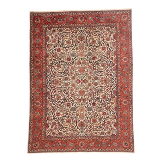 Vintage Persian Tabriz Rug, 07'10 X 10'08 For Sale