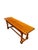 Mid-Century Modern 1980s Folding Wood Console Table For Sale - Image 3 of 5