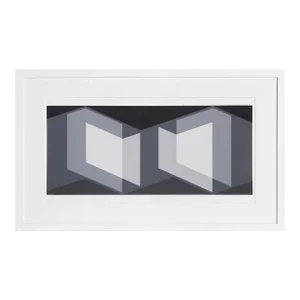 Josef Albers, Biconjugate - P2, F7, I1 , Geometric Abstract Screenprint