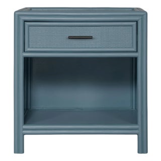 Bermuda One-Drawer Nightstand - Regatta Blue For Sale