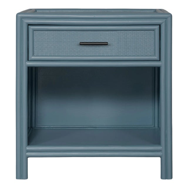 Bermuda One-Drawer Nightstand - Regatta Blue For Sale