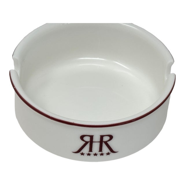 Vintage Villeroy & Boch for Le Royal Luxembourg Porcelain Hotel Ashtray For Sale