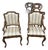 Pair of Solid Oak Louis XV-Style Bergère Chairs, 19th Century France For Sale