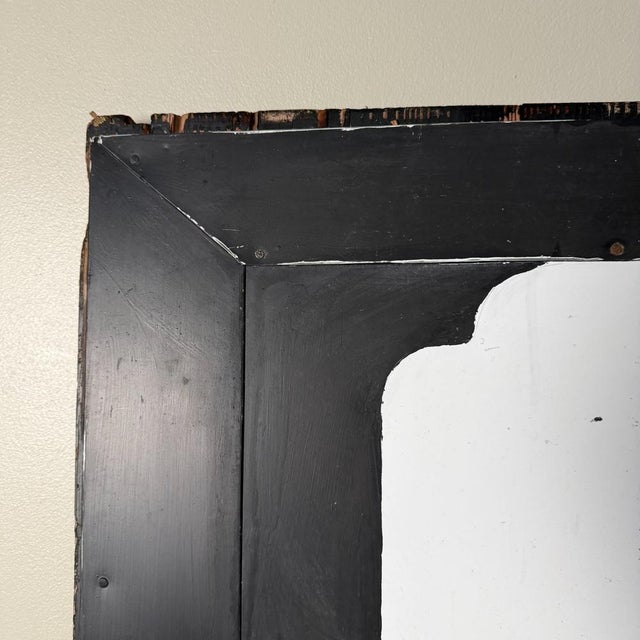 Vintage Japanese Wooden Sliding Door, 1920s For Sale - Image 10 of 11