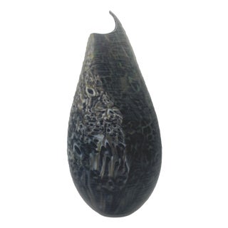 Murano Glass Vase by Paolo Crepax, 1990 For Sale