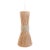 Matthew Izzo Home Pax Elongated Hourglass Natural Rafia Wrapped Pendant Light For Sale