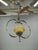 1930s Art Deco Czech Chrome and Frosted Glass Chandelier, 1930s For Sale - Image 5 of 13
