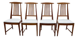 Mid Twentieth Century Modern Kipp Stewart for Calvin Furniture Co. Dining Chairs Set of 4