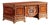 Ornate European-Style Executive Desk in Rich Brown and Gold Finish For Sale