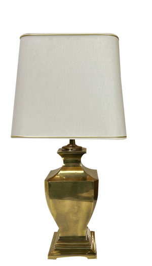 Brass Dome Table Lamp from Deknudt, Belgium, 1970s