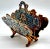 Late 19th Century French Champlevé Enamel & Ormolu Letter Rack, Late 19th Century For Sale - Image 5 of 10