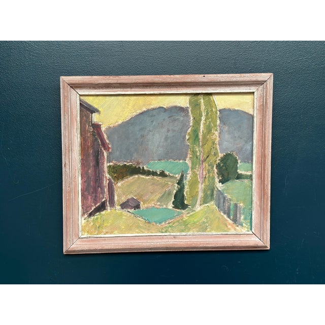 John Hedman, Landskap, 1966, Gouache on Panel, Framed For Sale - Image 12 of 17