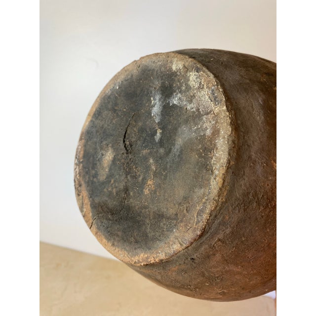Antique Rustic Terracotta Water Jug, Mediterranean Style For Sale - Image 9 of 11