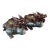 Pair of Antique Cloisonné Dragon-Turtle Figurines, 6000g Total, Enamel For Sale