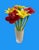 Glass Vintage Hand - Blown Art Glass Flowers Murano Style - Set of 8 For Sale - Image 7 of 9