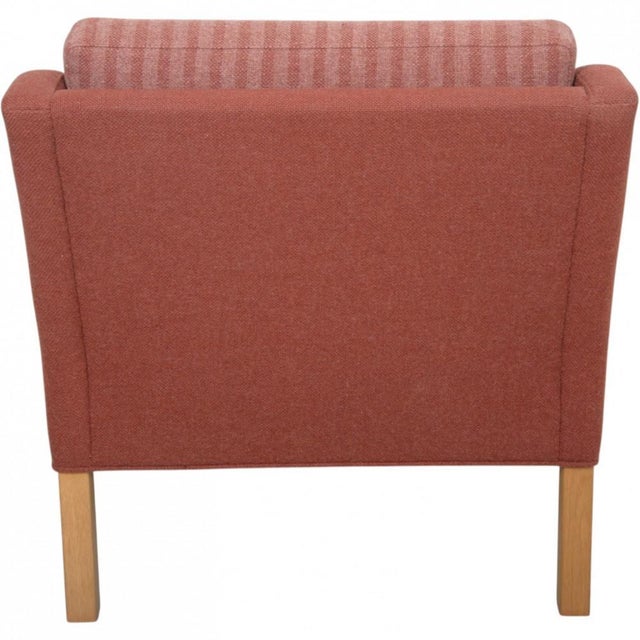 Model 2421 Chair in Fabric by Børge Mogensen, 1980s For Sale - Image 9 of 16