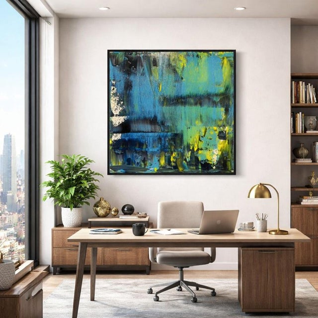 Abstract Shades of Blue - Limited Edition Print For Sale - Image 3 of 5