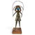 1960s Harold Einhorn MCM Brutalist Sculpture 20.5" Glass Metal Girl Skipping Rope For Sale In Austin - Image 6 of 15