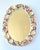 Handcrafted Seashell Oval Mirror – Coastal Beach House Decor, Velvet Backing For Sale - Image 9 of 12