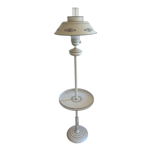 1960’s Vintage Metal Toleware Floor Lamp