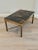 French Mid-Century Chinoiserie Black Lacquered Gilt Metal End Table For Sale - Image 10 of 12