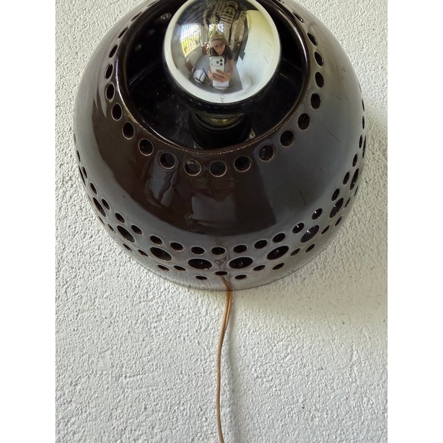 Ceramic Wall Light in the style of Pelletier, 1960s For Sale - Image 17 of 18