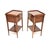 Antique Mahogany Bedside Cabinets, 1920s, Set of 2 For Sale - Image 3 of 11