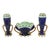 Art Nouveau Majolica Barbotine Vases and Planters, 1890s, Set of 3 For Sale - Image 11 of 18