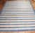 Blue Zabihi Collection Indian Dhurrie Room Size Early 20th Century Rug - 10'5" x 14'7" For Sale - Image 8 of 10