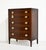 Traditional Mid Century Federal Style Inlaid Mahogany Highboy Dresser by Kindel of Grand Rapids For Sale - Image 3 of 14