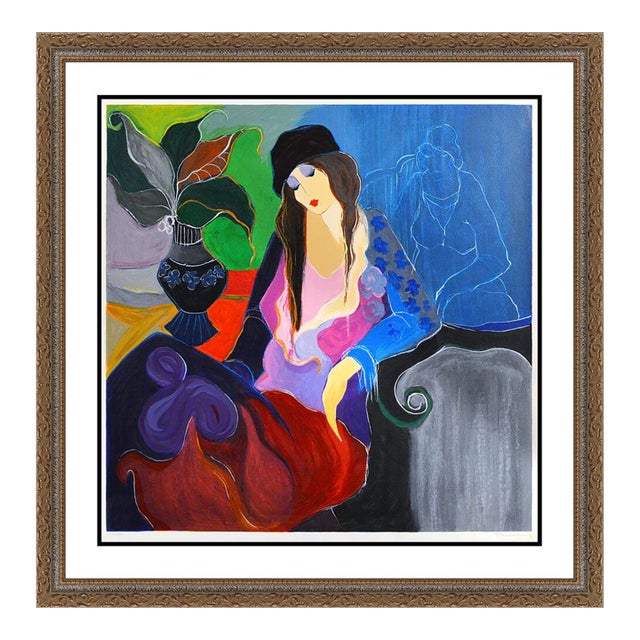 Late 20th Century Resting Beauty, Itzchak Tarkay For Sale