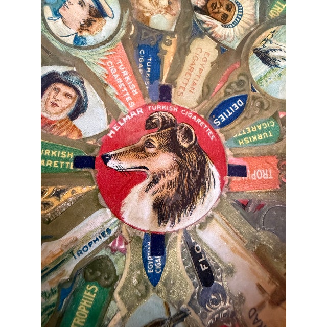 Folk Art Catch-All Bowl Featuring Border Collie Dog For Sale - Image 3 of 8